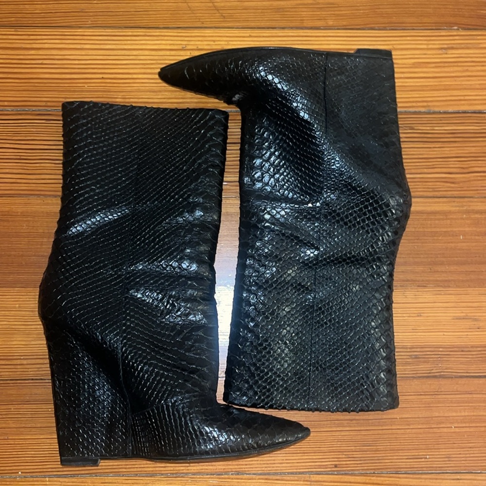 Giuseppe Zanotti Python Wedge Boot - image 7